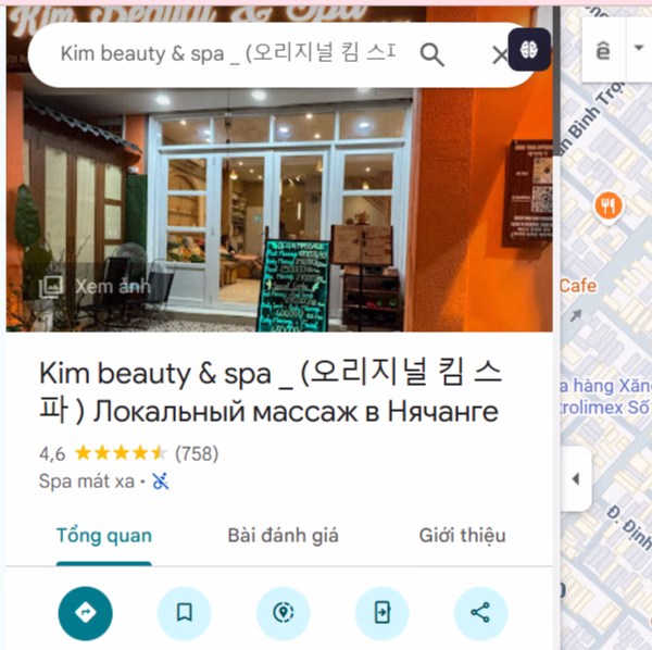 Đánh giá của khách hàng trên Google Maps